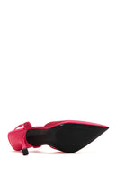 Women's Pink Stone Heeled Shoes | Derimod