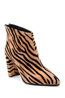 Women's Patterned Heeled Boots | Derimod