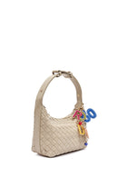 Women's Beige Accessory Knitted Mini Handbag | Derimod