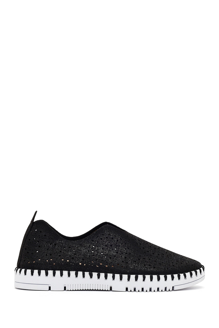 Woman Black Fabric Comfort Shoes 26PFE470410 | Derimod