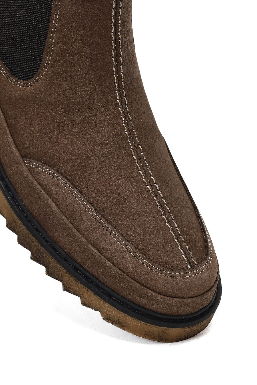 Men's Mink Nubuck Leather Chelsea Boot