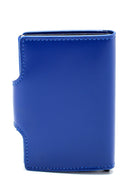 Women's Blue Leather Card Holder | Derimod