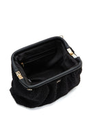 Women's Black Plush Crossbody Bag | Derimod