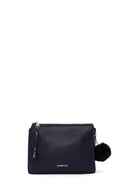 Woman Navy Crossbody Bag with Accessory Details | Derimod