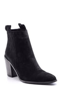 Women's Heeled Suede Leather Boots | Derimod