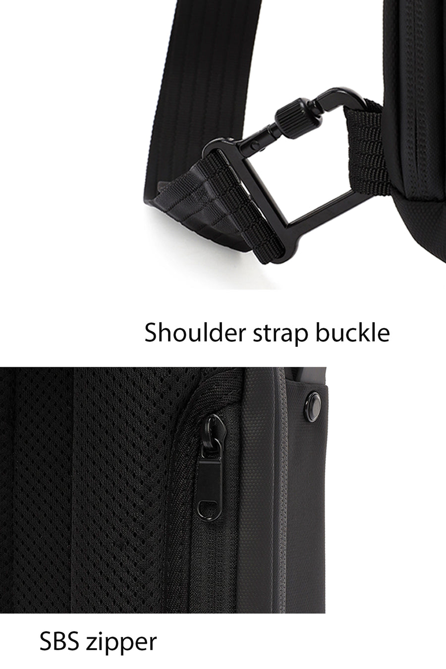 D-Pack Men's Grey Technological Fabric Crossbody Bag