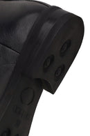 Derimod Black Male Black Zip Closure Leather Boots | Derimod