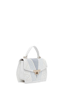 Women's Cream Printed Long Shoulder Bag | Derimod