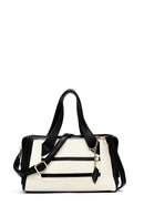 Women's Cream Long Strap Classic Handbag | Derimod