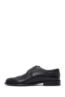Men's Black Laced Leather Classic Shoes | Derimod