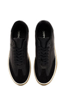 Men's Black Lace-up Leather Sneaker | Derimod