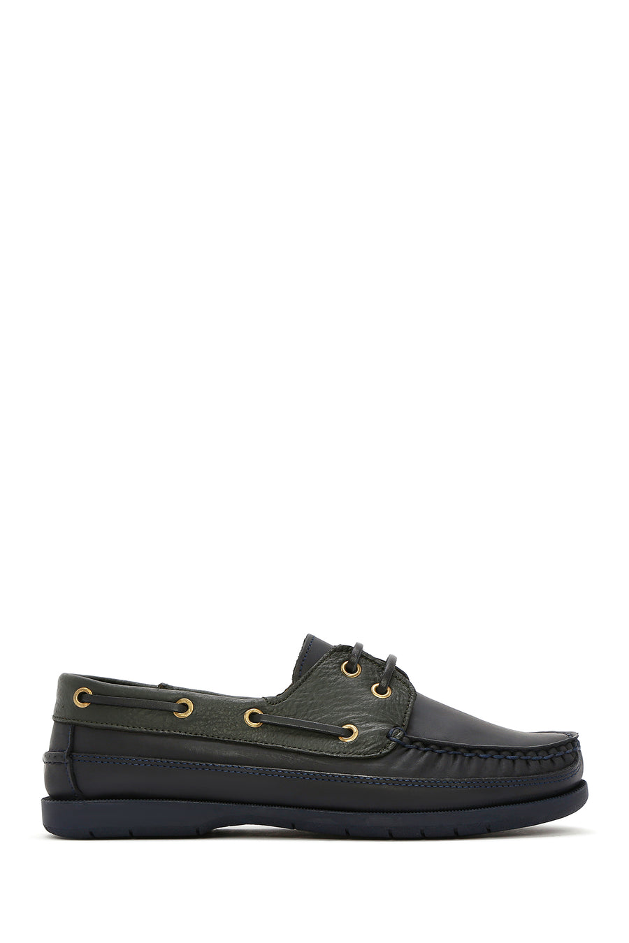 
Men's Green Leather Comfort Casual Shoes
 25SFD6607M2 | Derimod