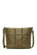 Women's Khaki Quilted Shoulder Bag | Derimod