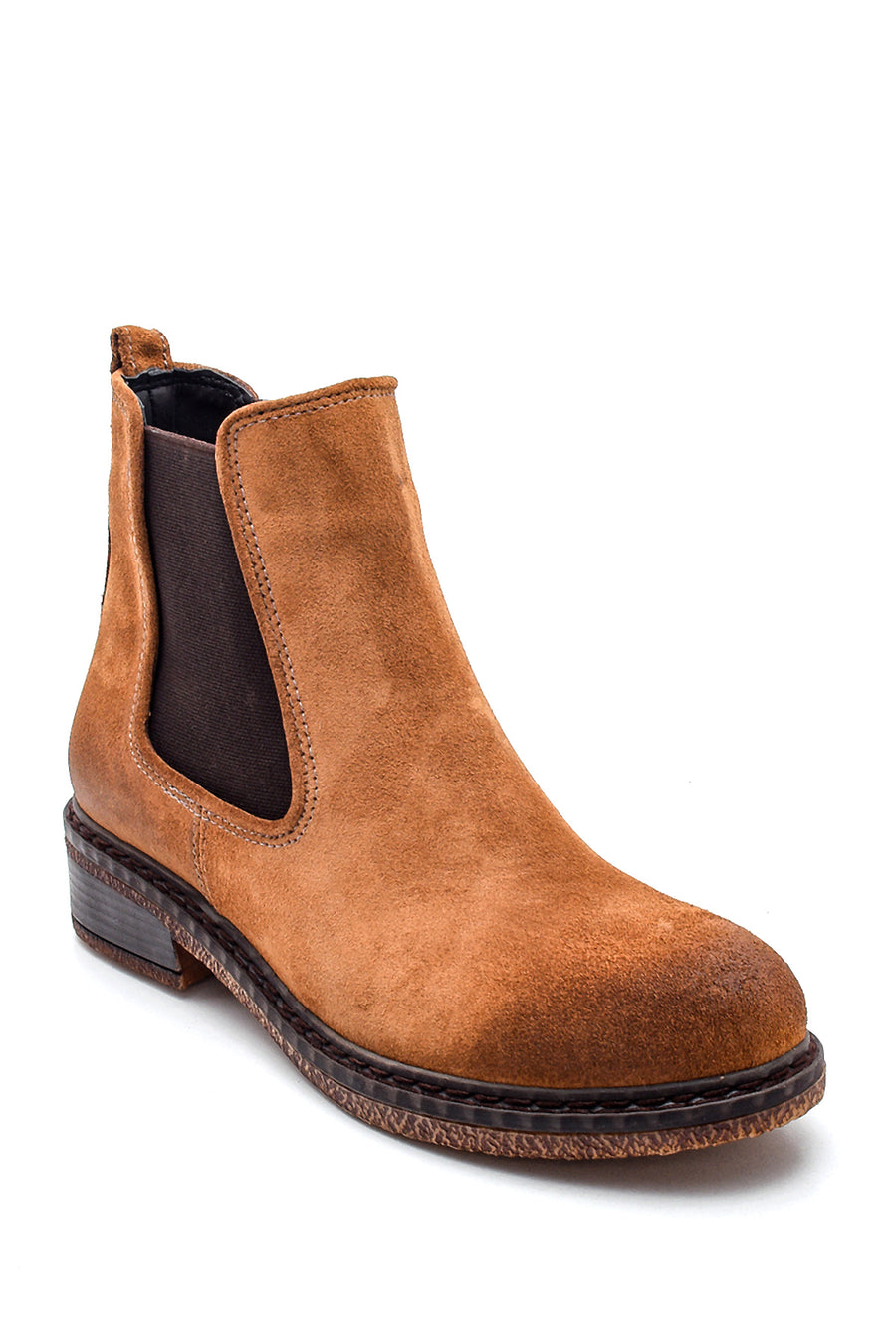 Women's Suede Leather Chelsea Boots