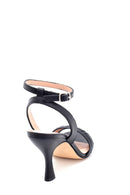 Women's Leather Heeled Sandals | Derimod