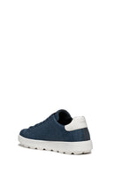 Geox Men's Navy Blue U46GPC Spherica Lace-Up Sneaker | Derimod