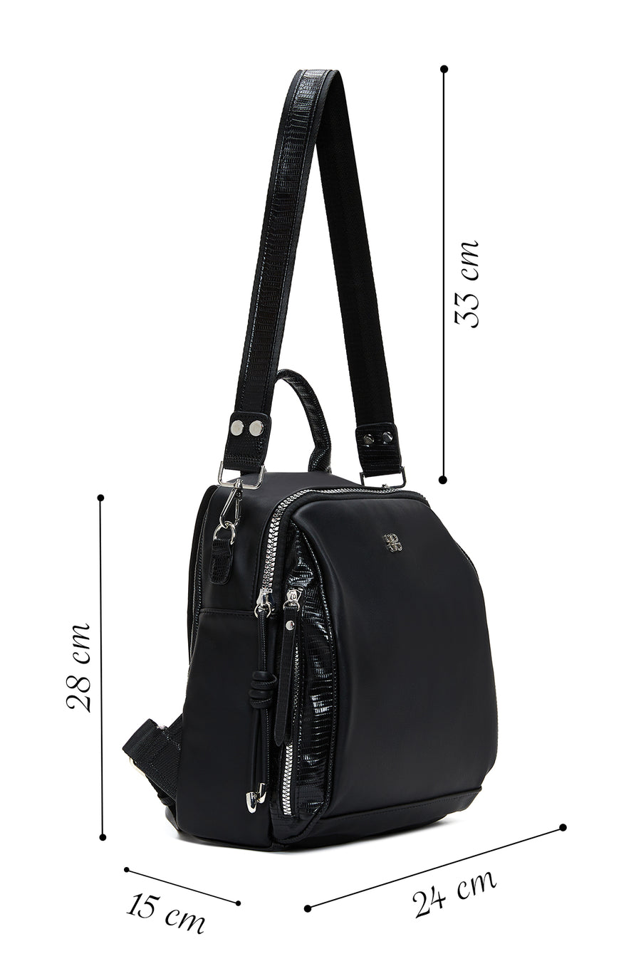 Women's Black Backpack