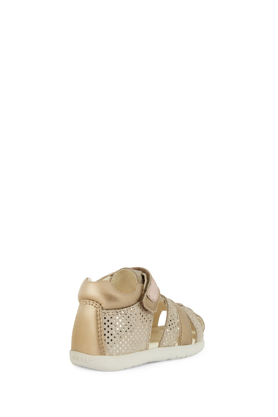 Geox Baby Girl Beige Macchia Strappy Leather Sandals