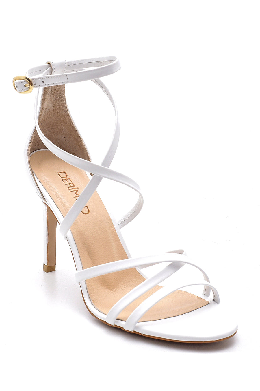 Women's Leather Heeled Sandals