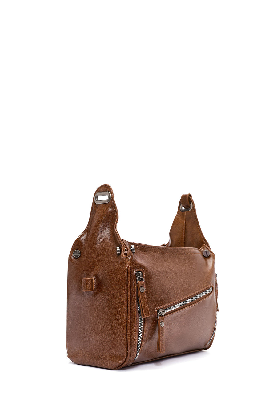 Women's Tan Long Strap Crossbody Bag