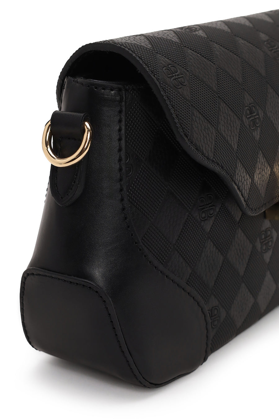 Woman Black Printed Shoulder Bag