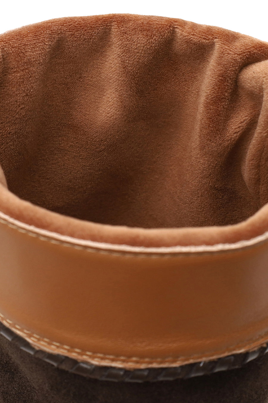 Woman Brown Heeled Suede Boots