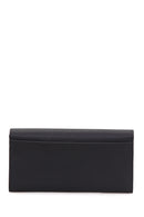 Women's Black Faux Leather Wallet | Derimod