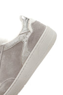Women's Beige Suede Leather Sneaker | Derimod