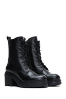 Women's Leather Heeled Boots | Derimod
