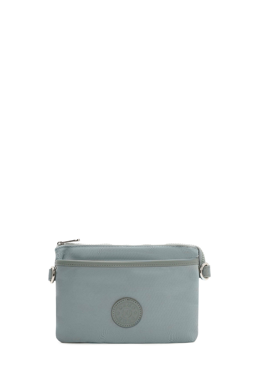 Women's Green Fabric Crossbody Bag