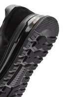 Men's Black Lace-up Leather Sneaker | Derimod