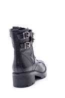 Women's Leather Stone Boots | Derimod