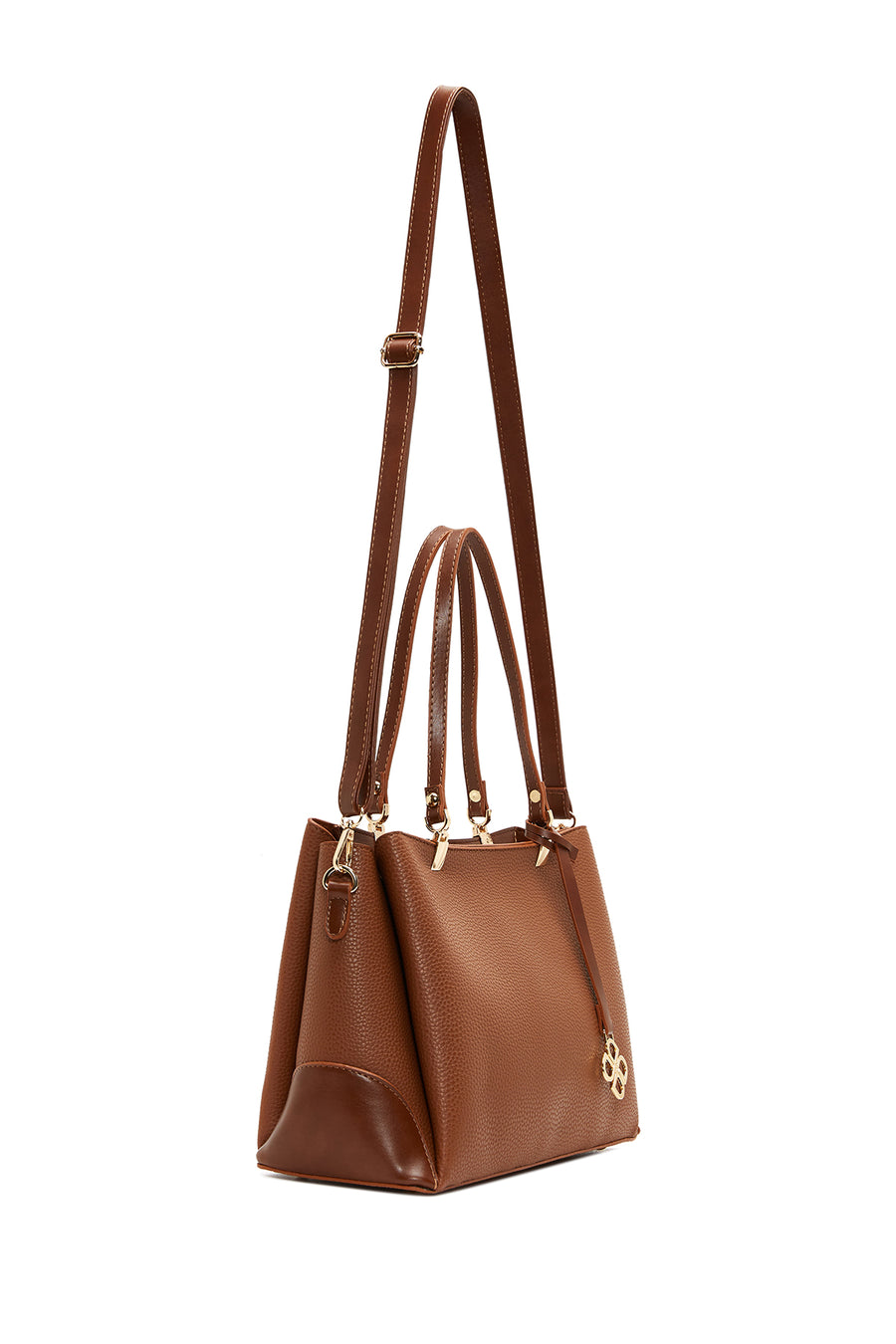 Women's Tan Classic Handbag