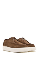 Men's Brown Lace-Up Suede Leather Casual Shoes | Derimod