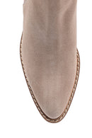 Women's Suede Leather Heeled Boots | Derimod