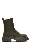 Women's Leather Zipper Boots | Derimod
