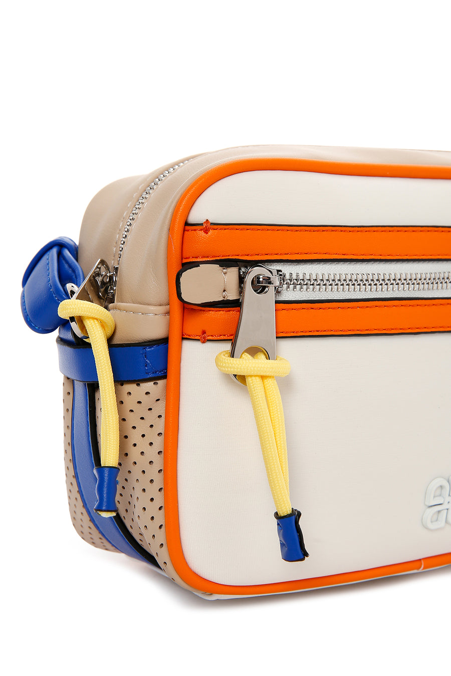 Women's White Long Strap Crossbody Bag