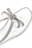 Women's Transparent Jelly Stone Slippers | Derimod