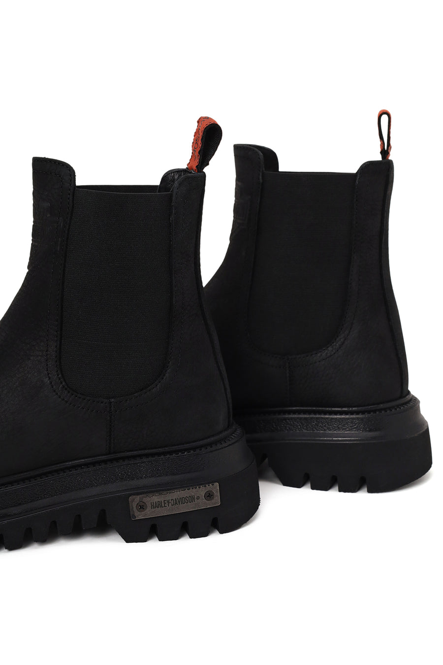 Harley Davidson Woman Black Mourir Leather Chelsea Boots