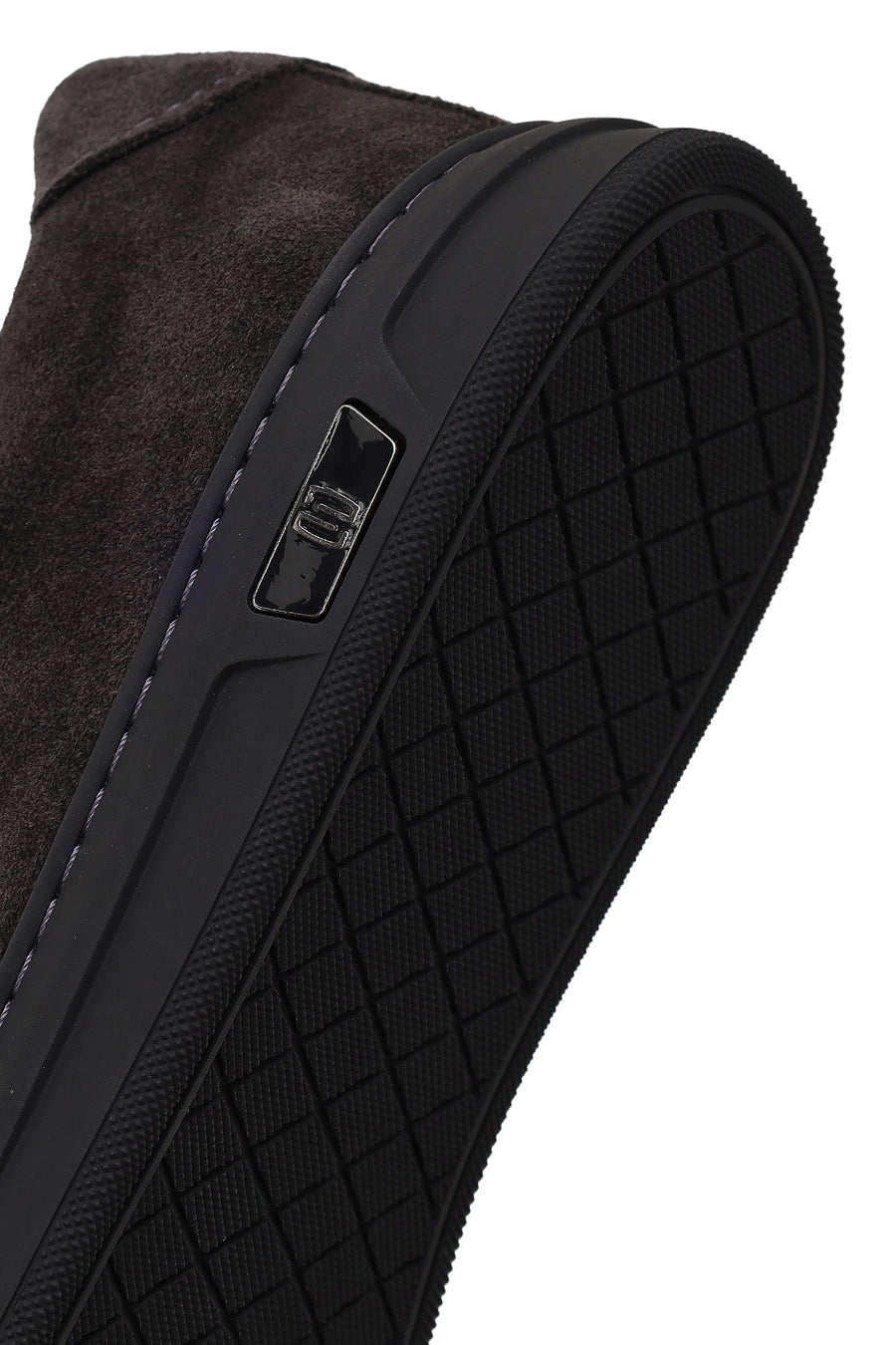Erkek Antrasit Bağcıklı Süet Deri Sneaker
