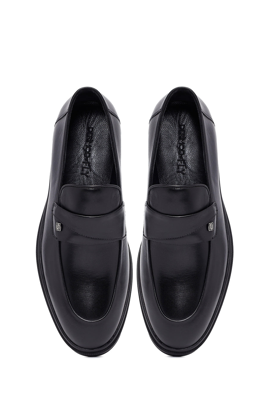 Male Black Leather Classic Loafer