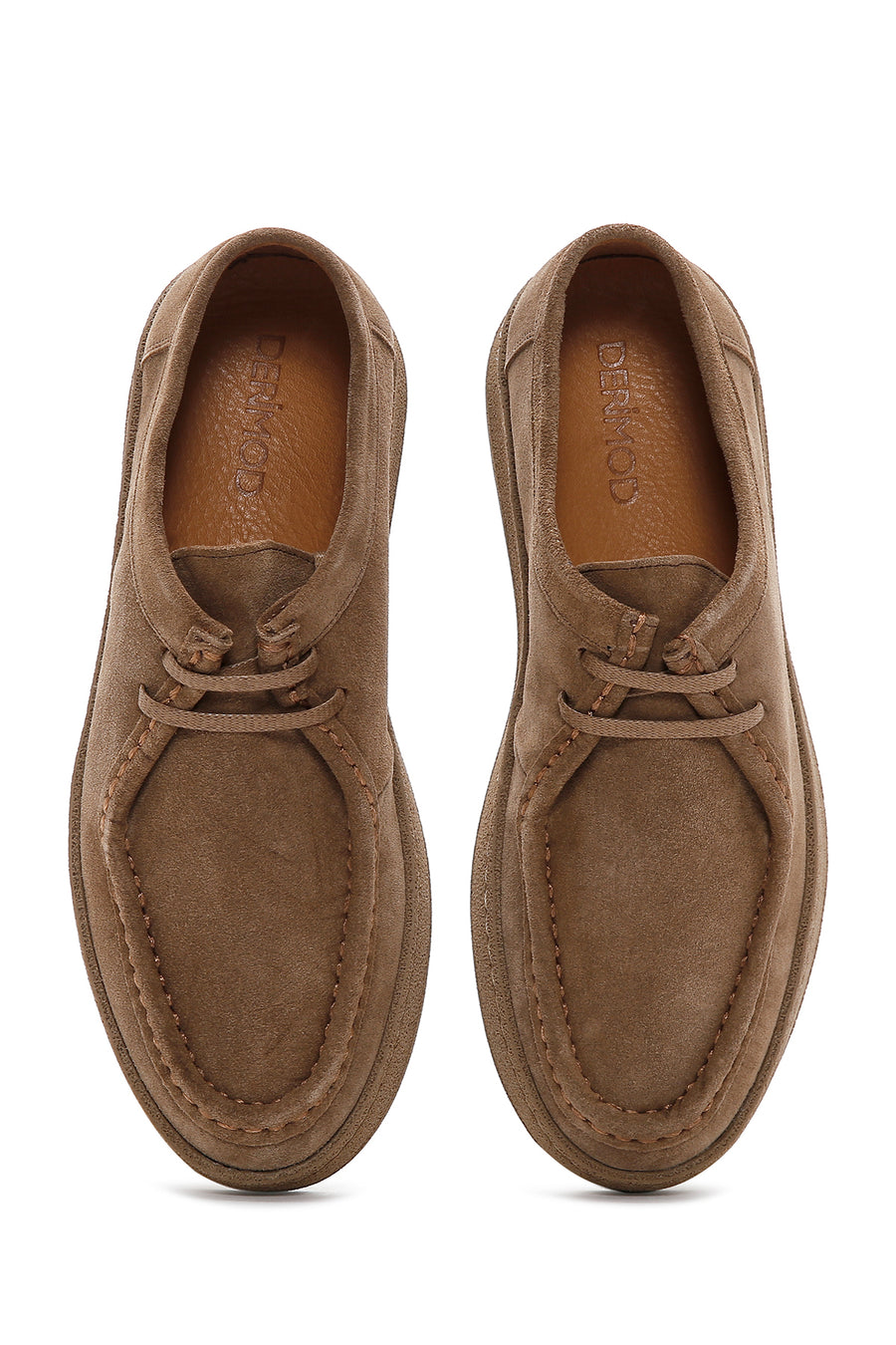 Men's Mink Lace-Up Suede Leather Casual Shoes