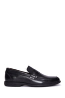 Erkek Siyah Deri Klasik Loafer | Derimod