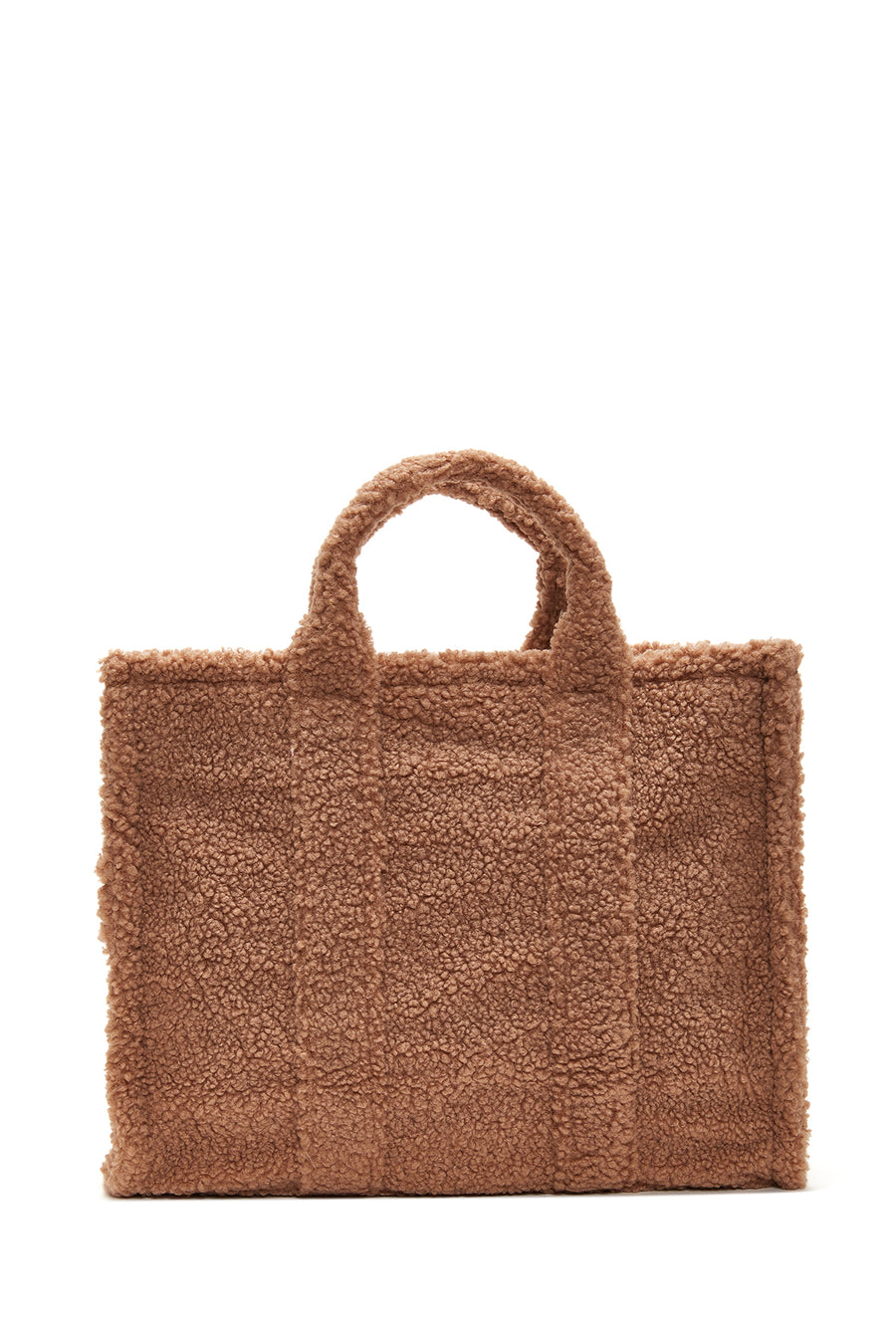 Women's Brown Plush Handbag