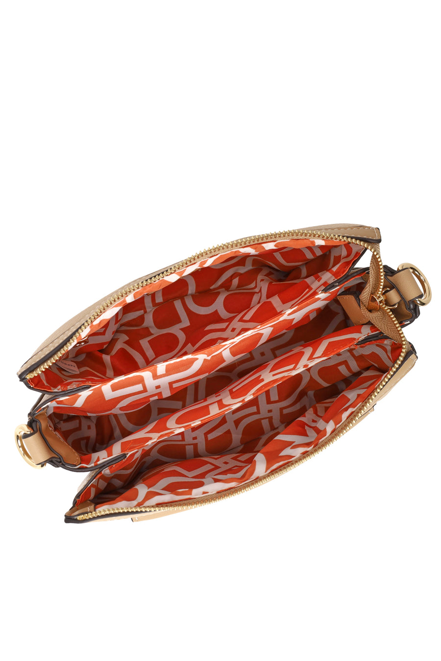 Woman Beige Crossbody Bag