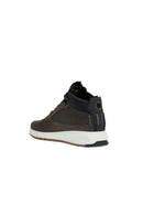 Geox Men's Brown Aerantis Lace-Up Nubuck Leather Boots | Derimod