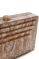 Women's Beige Long Strap Mini Clutch Bag | Derimod