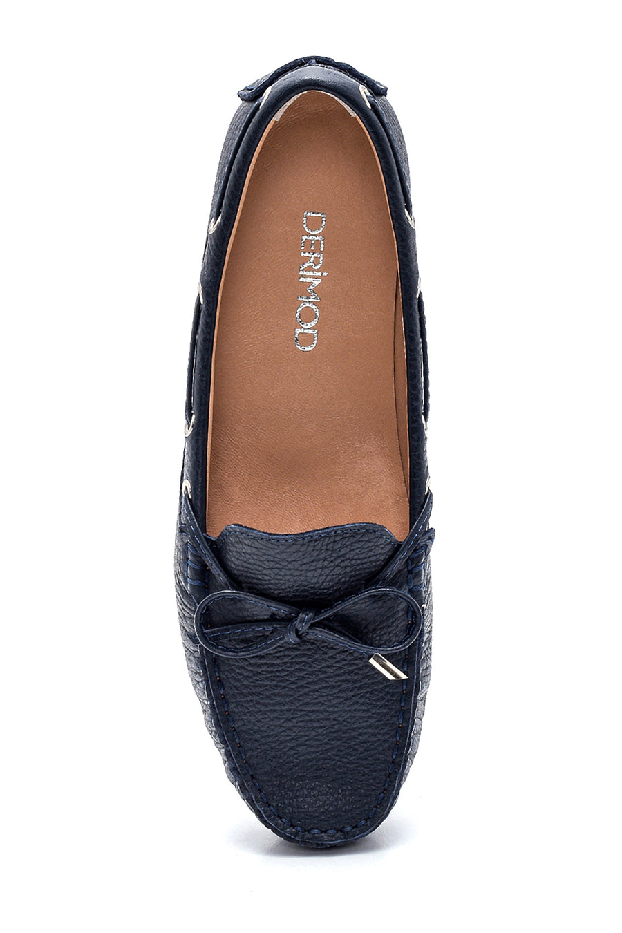 Women's Leather Bow Loafer