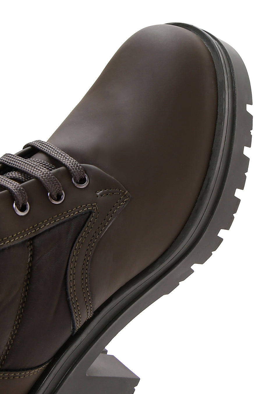 Women's Green Thick Heeled Boots