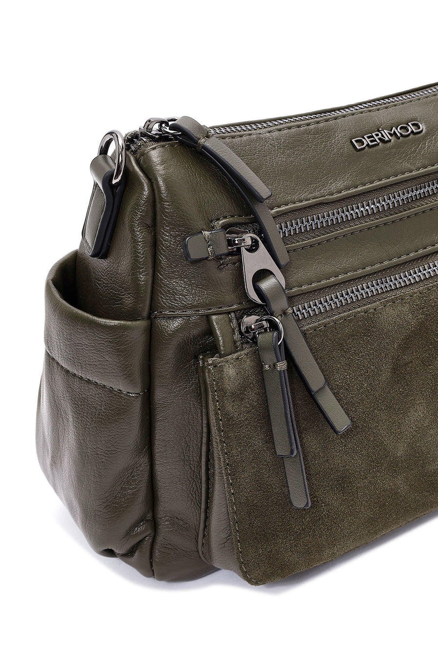 Women's Green Long Strap Crossbody Bag